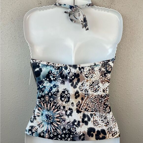 NWT Kenneth Cole Tankini Swim Top Size M - Picture 4 of 5